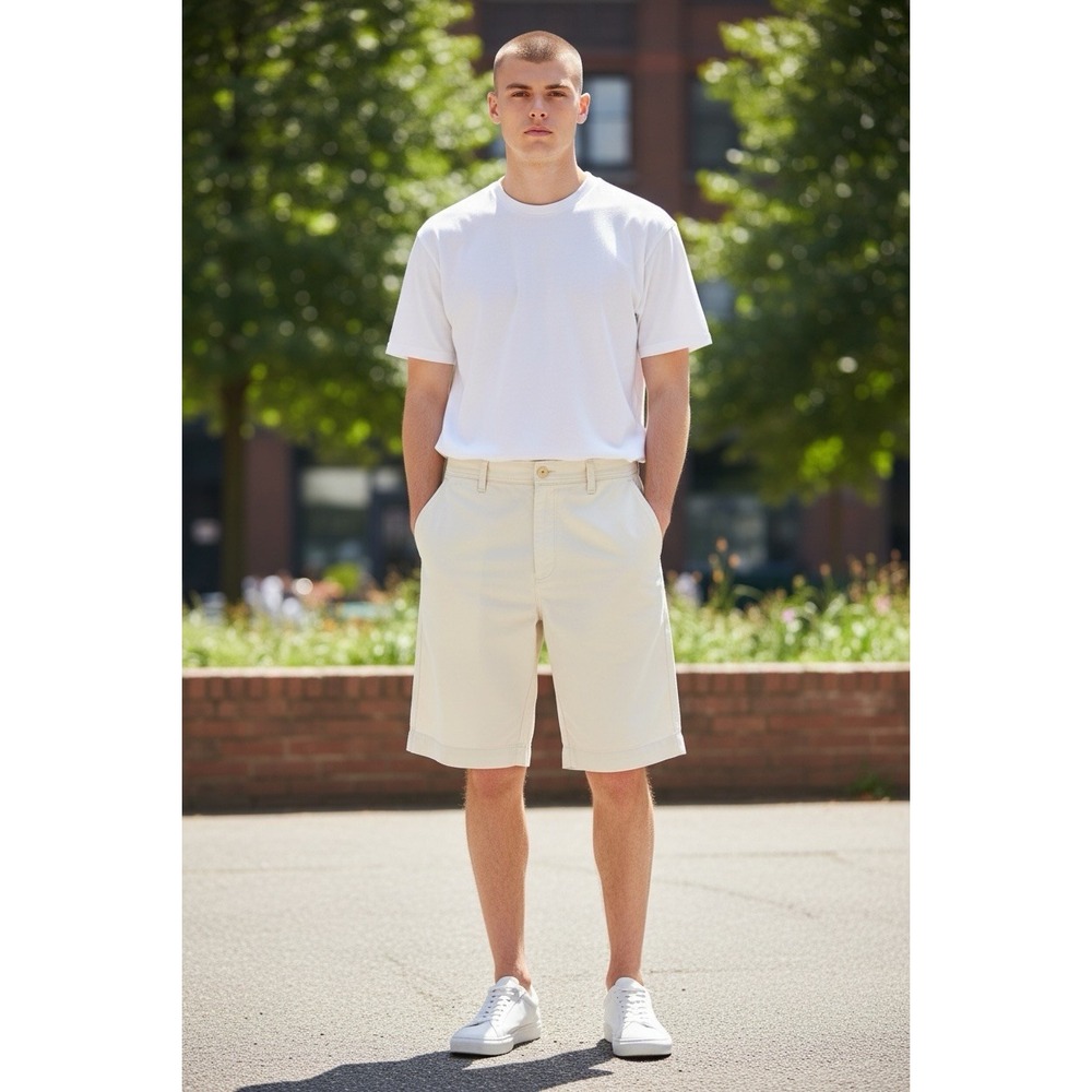 Ralph Lauren RLX  Beige Vintage Bermuda Summer Men's Shorts